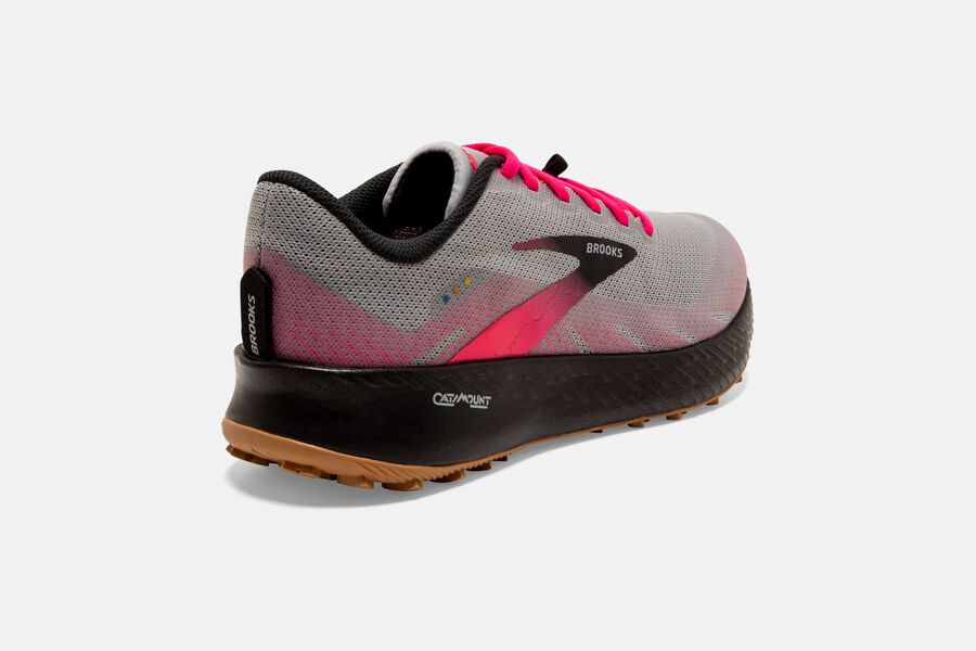 Catamount Trail Brooks Running Shoes NZ Womens - Navy/Pink - ZOIKCU-048